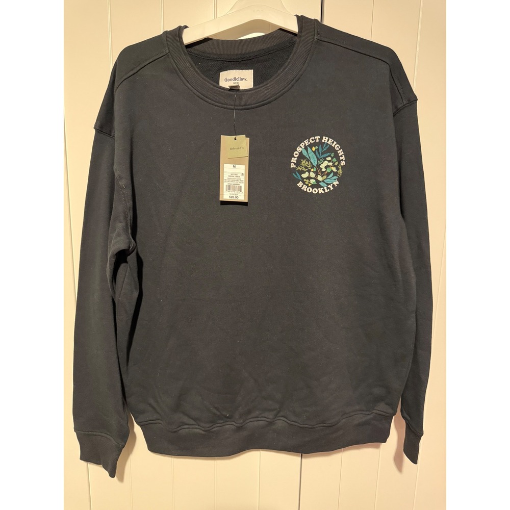 Goodfellow & Co‎ Mens Charcoal Grey Relaxed Fit Sweatshirt Graphic M